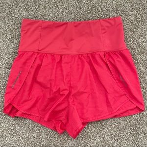 All in Motion High Waisted Running Shorts - Pinkish Red